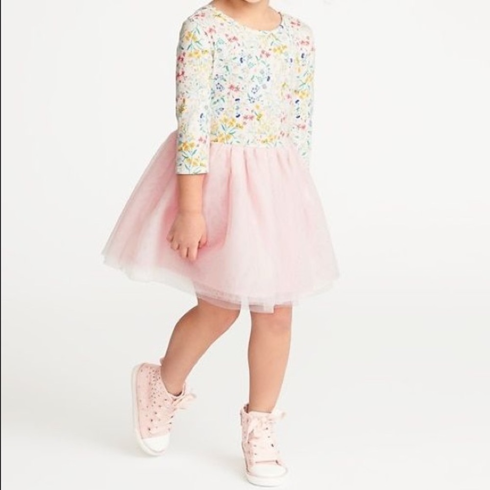 Old Navy Cross Back Floral Tutu Dress